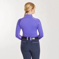 Piper SmartCore™ Long Sleeve ¼ Zip Sun Shirt- Clearance! -Equestrian Equipment Store 29332 darkiris 2