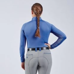 Piper SmartCore™ Long Sleeve ¼ Zip Sun Shirt- Clearance! -Equestrian Equipment Store 29332 darkperiwinkle 2