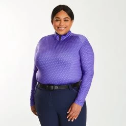 Piper SmartCore™ Long Sleeve ¼ Zip Sun Shirt- Clearance! -Equestrian Equipment Store 29332 irisgeo 25343