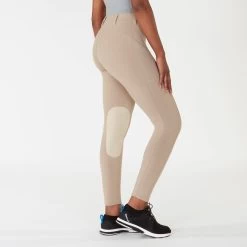 Irideon Bending Line Knee Patch Tights 13 Irideon Bending Line Knee Patch Tights -Equestrian Equipment Store 29366 classictan 2
