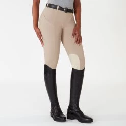 Irideon Bending Line Knee Patch Tights 15 Irideon Bending Line Knee Patch Tights -Equestrian Equipment Store 29366 classictan 4