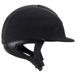 IRH® IR4G XLT Amara Suede Helmet -Equestrian Equipment Store 30694 black matte left