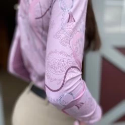 Arista Performance 1/4 Zip - Clearance! -Equestrian Equipment Store 30923 ridepinkpaisley 2