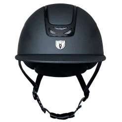 Tipperary Royal Gloss Wide Brim Helmet -Equestrian Equipment Store 30944 black front