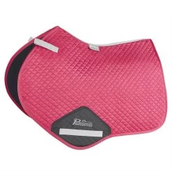 Shires Synthetic Suede Jumping Pad -Equestrian Equipment Store 31107 raspberry