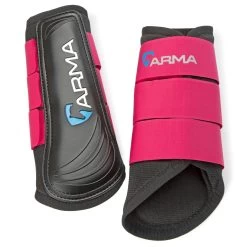 ARMA Air Motion Brushing Boots -Equestrian Equipment Store 31113 raspberry 3straps