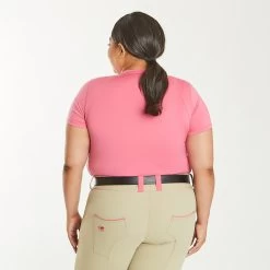 Piper SmartCore™ Short Sleeve Crew Neck Sun Shirt - Clearance! -Equestrian Equipment Store 31291 darkrose 24986