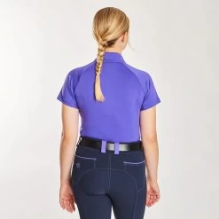 Piper SmartCore™ Short Sleeve ¼ Zip Sun Shirt- Clearance! -Equestrian Equipment Store 31292 darkiris 23876