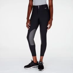 Kerrits Petite Crossover II Knee Patch Breech -Equestrian Equipment Store 31342 black 4 1