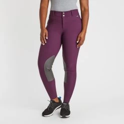 Kerrits Crossover II Knee Patch Breech - Clearance! -Equestrian Equipment Store 31342 raisin 12013