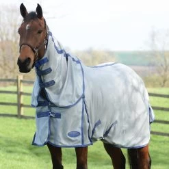 WeatherBeeta ComFiTec Airflow II Detach-A-Neck Fly Sheet -Equestrian Equipment Store 31386 greybluegrey vendor