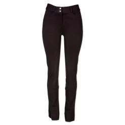 Piper Knit Mid-Rise Boot Cut Breeches By SmartPak - Full Seat 20 Piper Knit Mid-Rise Boot Cut Breeches By SmartPak - Full Seat -Equestrian Equipment Store 31464 black front