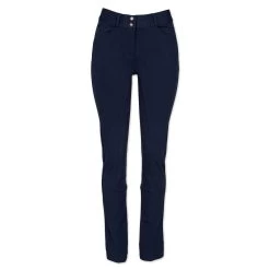 Piper Knit Mid-Rise Boot Cut Breeches By SmartPak - Full Seat 24 Piper Knit Mid-Rise Boot Cut Breeches By SmartPak - Full Seat -Equestrian Equipment Store 31464 navy front