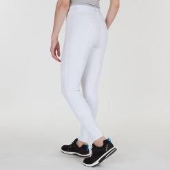 Piper Knit Mid-Rise Breeches By SmartPak - Full Seat -Equestrian Equipment Store 31469 white 1111