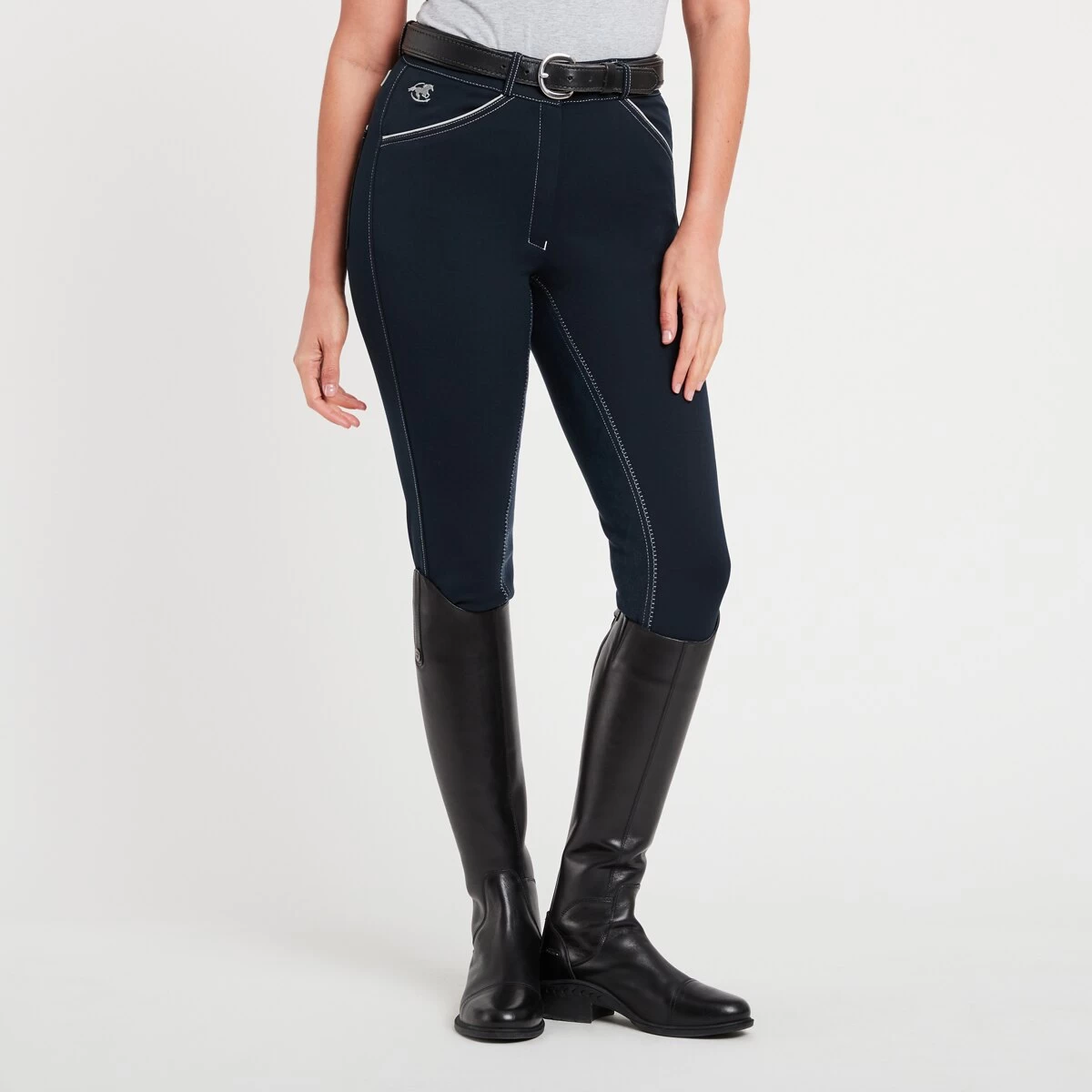 Piper Original High-Rise Breeches By SmartPak - Full Seat 1 Piper Original High-Rise Breeches By SmartPak - Full Seat