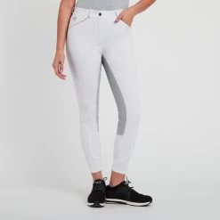 Piper Original High-Rise Breeches By SmartPak - Full Seat 18 Piper Original High-Rise Breeches By SmartPak - Full Seat -Equestrian Equipment Store 31471 white 3