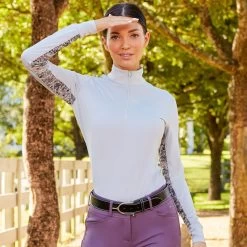 RJ Classics Ella Long Sleeve W/ 37.5® Temperature Regulating Technology - Clearance! -Equestrian Equipment Store 31619 harbormist l1