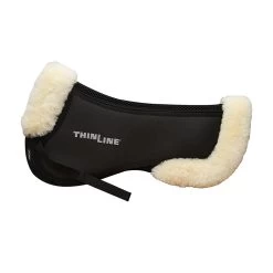 ThinLine Trifecta Half Pad With Sheepskin Rolls -Equestrian Equipment Store 32146 natural side