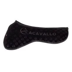 Acavallo Close Contact Louvre Spine Free Memory Foam Half Pad -Equestrian Equipment Store 32148 black 2