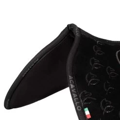 Acavallo Close Contact Louvre Spine Free Memory Foam Half Pad -Equestrian Equipment Store 32148 black 4