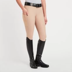Piper Fusion Breech By SmartPak - Full Seat -Equestrian Equipment Store 32381 tan 1