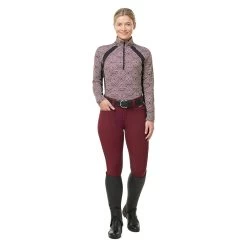 Kerrits 3 Season Tailored Knee Patch Breeches 15 Kerrits 3 Season Tailored Knee Patch Breeches -Equestrian Equipment Store 32415 sangria 6