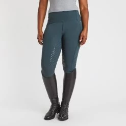 Kerrits Thermo Tech Full Leg Tight - Knee Patch - Clearance! -Equestrian Equipment Store 32431 sprucebitoffrost 12149