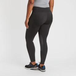 Kerrits Fleece Lite II Tights - Knee Patch 8 Kerrits Fleece Lite II Tights - Knee Patch -Equestrian Equipment Store 32432 black 3