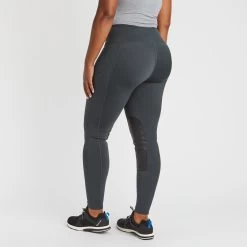 Kerrits Fleece Lite II Tights - Knee Patch - Clearance! -Equestrian Equipment Store 32432 spruceherringbone 12340