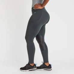 Kerrits Fleece Lite II Tights - Knee Patch - Clearance! -Equestrian Equipment Store 32432 spruceherringbone 12341