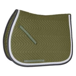SmartPak Classic Chevron AP Saddle Pad -Equestrian Equipment Store 32449 oakmosswhitecharcoal5912