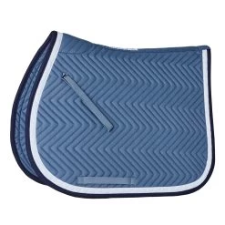 SmartPak Classic Chevron AP Saddle Pad -Equestrian Equipment Store 32449 ridgebluewhitenavy 5861
