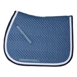 SmartPak Classic Chevron AP Saddle Pad -Equestrian Equipment Store 32449 ridgebluewhitenavy 5862