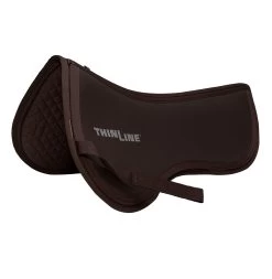 ThinLine Trifecta Cotton Half Pad -Equestrian Equipment Store 32513 darkbrown 1