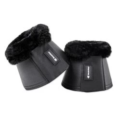 SmartPak Deluxe Fleece Top Bell Boots 15 SmartPak Deluxe Fleece Top Bell Boots -Equestrian Equipment Store 32664 black 1