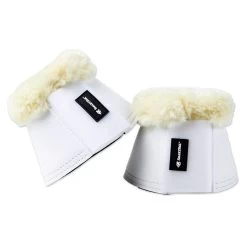 SmartPak Deluxe Fleece Top Bell Boots 20 SmartPak Deluxe Fleece Top Bell Boots -Equestrian Equipment Store 32664 white 1