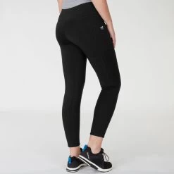 Piper Mid-Weight Tights By SmartPak - Knee Patch -Equestrian Equipment Store 32769 black bom 913