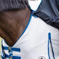 SmartPak SmartCore™ Rain & Fly Sheet Duo System -Equestrian Equipment Store 33023 navysilver e