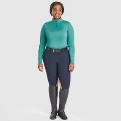 Piper Tan Patch II Low-Rise Side Zip Breeches By SmartPak -Equestrian Equipment Store 33031 darkeucalyptus 35139 navy 21153