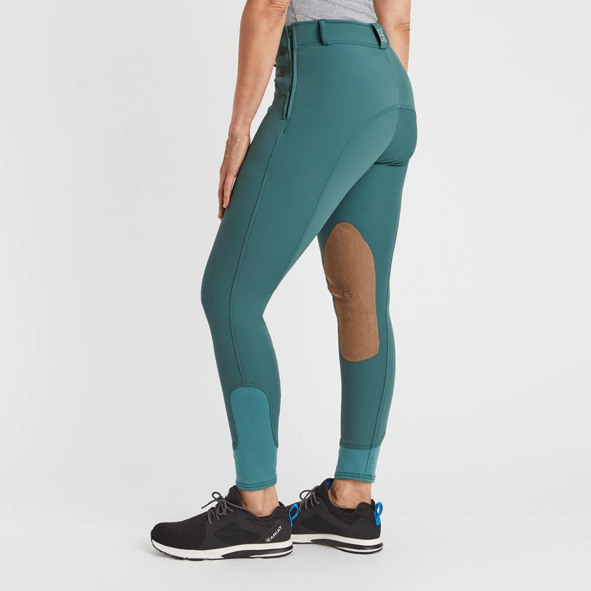 Hadley Mid-Rise Side Zip Breeches By SmartPak - Knee Patch - Clearance! 4 Hadley Mid-Rise Side Zip Breeches By SmartPak - Knee Patch - Clearance! - Image 4