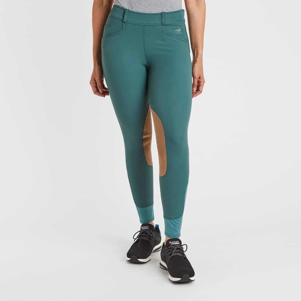 Hadley Mid-Rise Side Zip Breeches By SmartPak - Knee Patch - Clearance! 3 Hadley Mid-Rise Side Zip Breeches By SmartPak - Knee Patch - Clearance! - Image 3