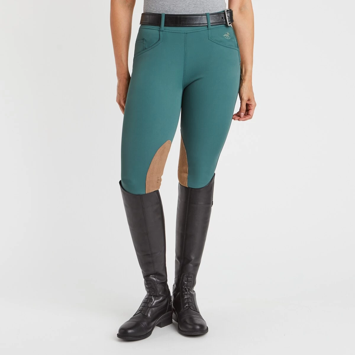 Hadley Mid-Rise Side Zip Breeches By SmartPak - Knee Patch - Clearance! 1 Hadley Mid-Rise Side Zip Breeches By SmartPak - Knee Patch - Clearance!