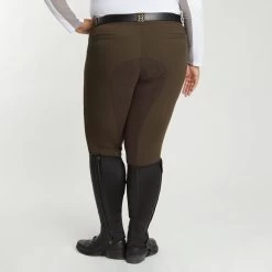 Hadley High-Rise Breeches By SmartPak - Full Seat -Equestrian Equipment Store 33066 darkroast 1084
