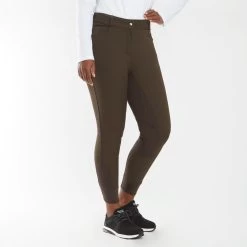 Hadley High-Rise Breeches By SmartPak - Full Seat -Equestrian Equipment Store 33066 darkroast 19219