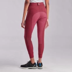 Hadley High-Rise Breeches By SmartPak - Full Seat - Clearance! -Equestrian Equipment Store 33066 merlot merlot patch 8061