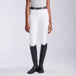 Hadley High-Rise Breeches By SmartPak - Full Seat -Equestrian Equipment Store 33066 white bom1707