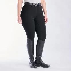 Piper Knit High-Rise Breeches By SmartPak - Full Seat 28 Piper Knit High-Rise Breeches By SmartPak - Full Seat -Equestrian Equipment Store 33073 black 3401