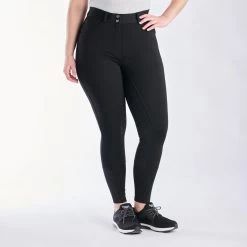 Piper Knit High-Rise Breeches By SmartPak - Full Seat 29 Piper Knit High-Rise Breeches By SmartPak - Full Seat -Equestrian Equipment Store 33073 black 3410
