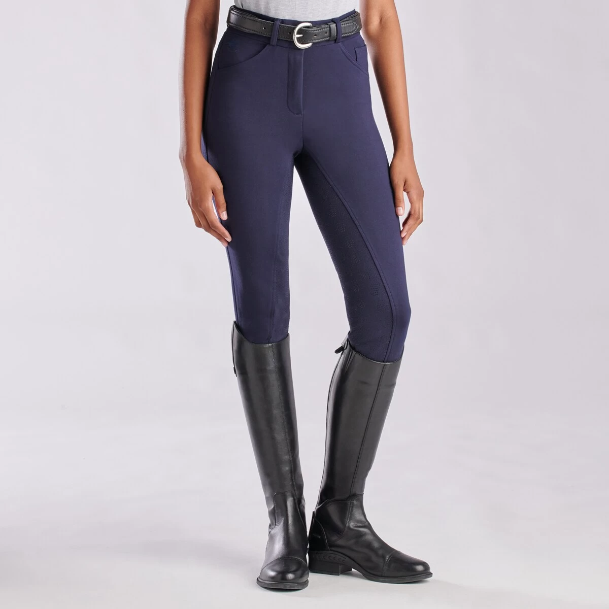 Piper Knit High-Rise Breeches By SmartPak - Full Seat 1 Piper Knit High-Rise Breeches By SmartPak - Full Seat
