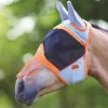 Shires 3-D Mesh Fly Mask W/ Fringe Nose